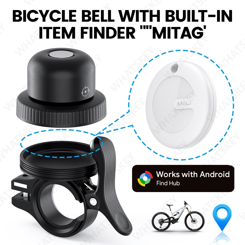 Bell Handlebar Ring - Google Find My Küçük Bisiklet Zili