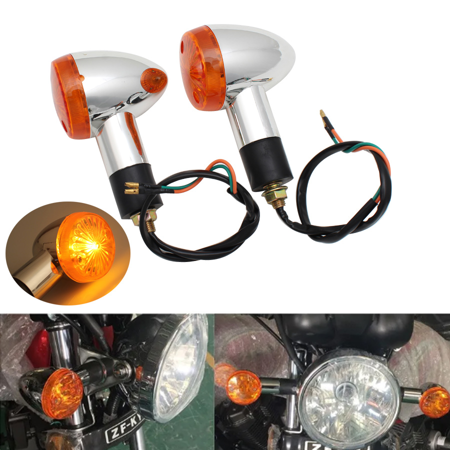 Bike Light Front Rear - Motosiklet evrensel ön arka 10mm Honda