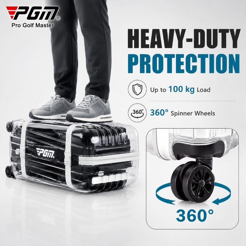 Şeffaf Golf Seyahat Çantası Se - U Lock Heavy Duty incelemesi ve fiyatı