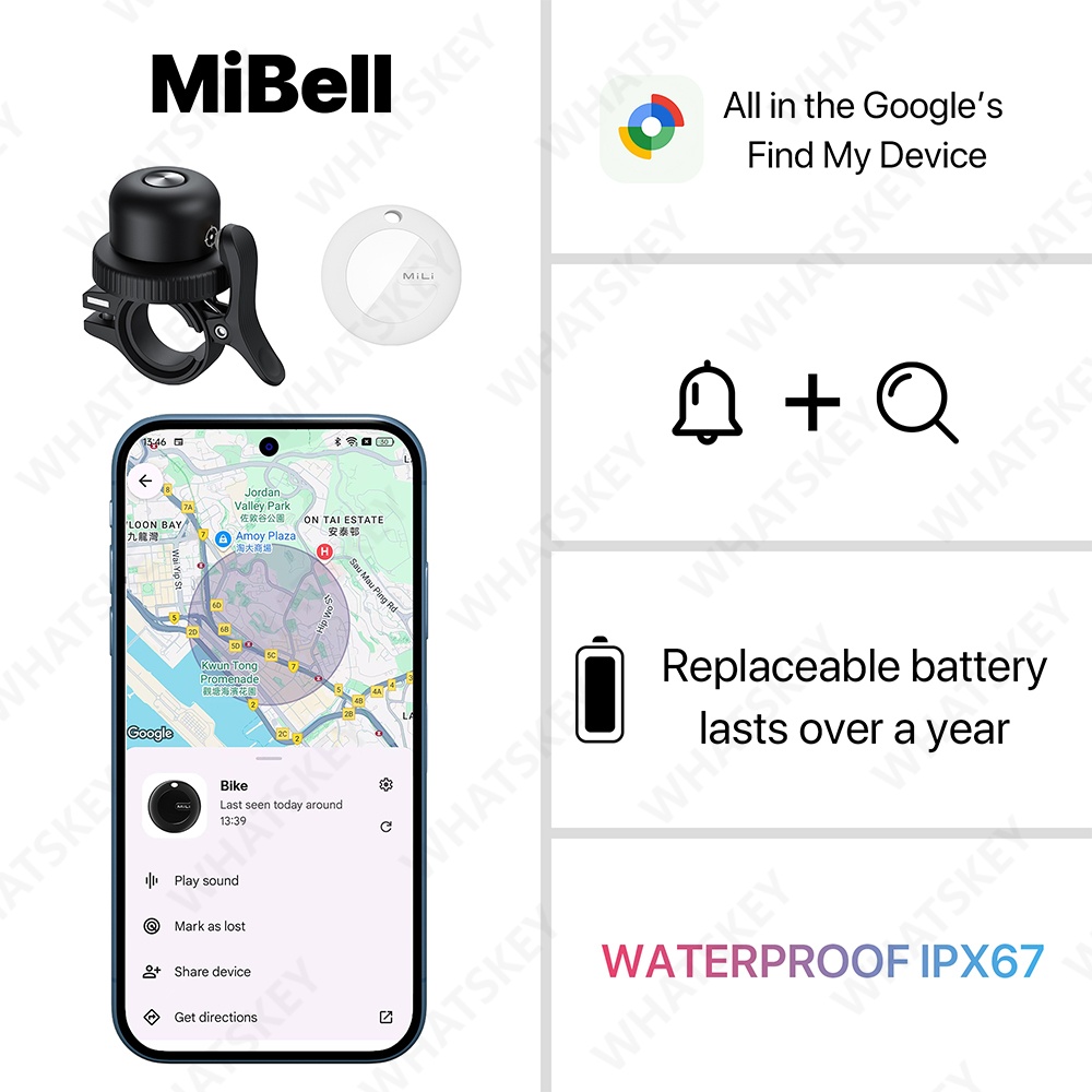 Google Find My Küçük Bisiklet  - Bell Handlebar Ring incelemesi ve fiyatı