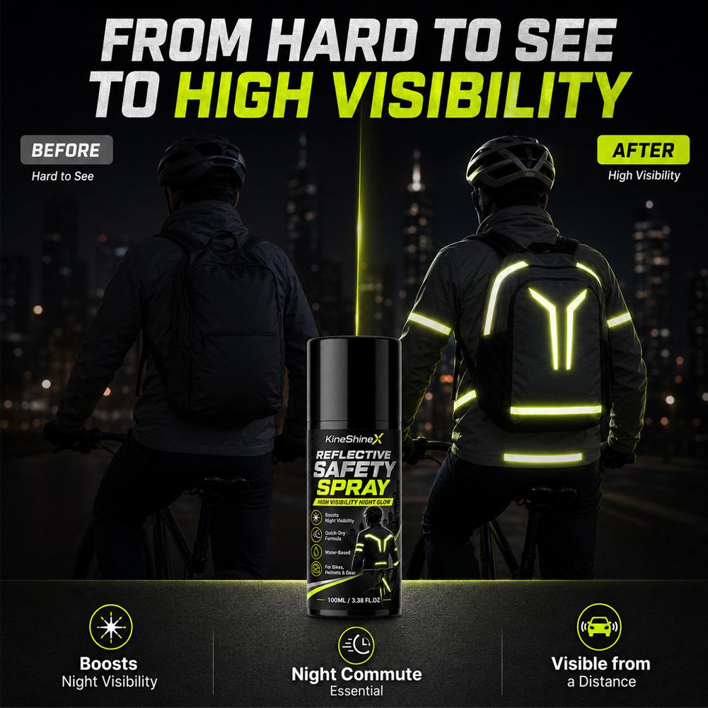 Gece Yansıtıcı Güvenlik Spreyi - Cycling Commute Clothes incelemesi ve fiyatı