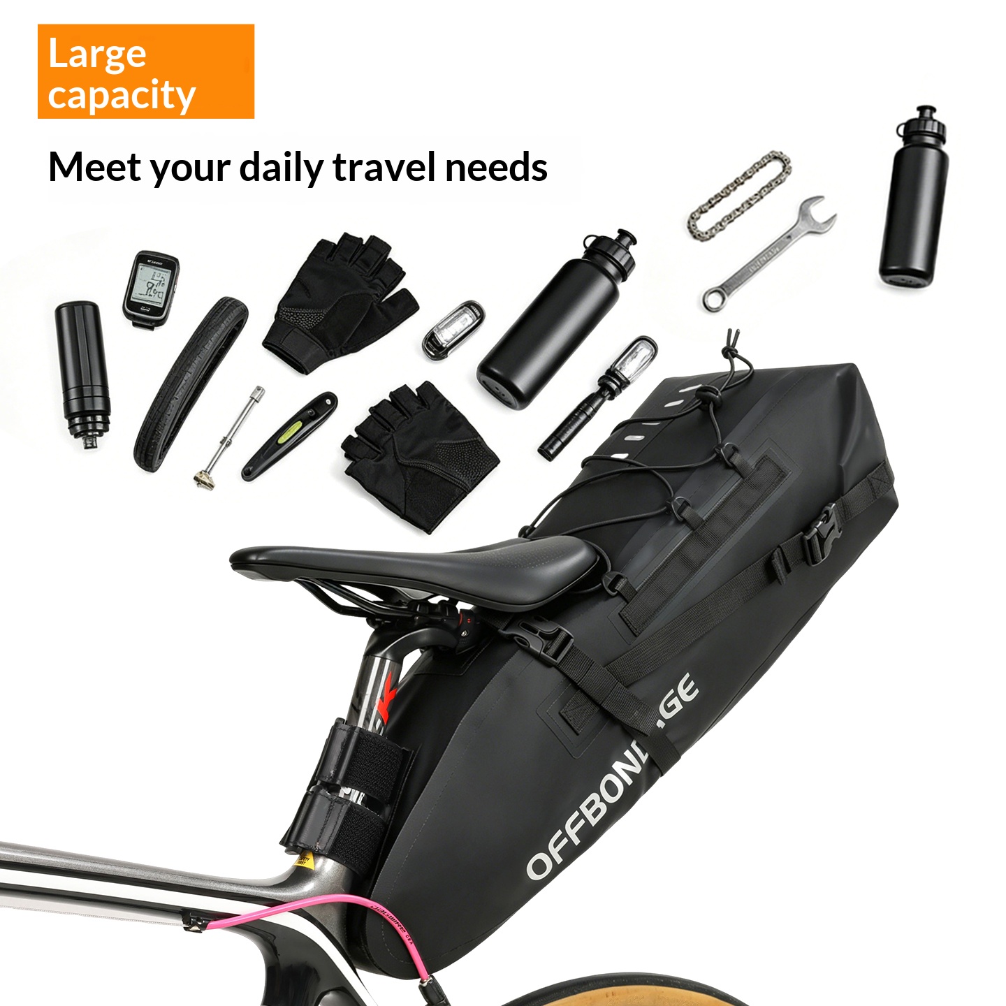 OFFBONDAGE Su Geçirmez Bisikle - Cycling Commuter Backpack Waterproof incelemesi ve fiyatı